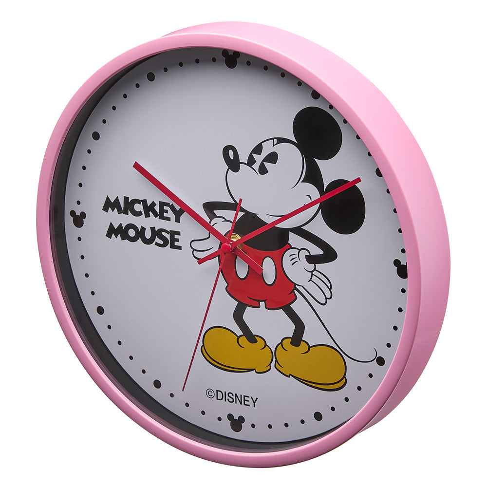 Disney Mickey Mouse Wall Clock - Battery Operated Silent Non-Ticking Decorative Clock for Kids Room, Kitchen, Office - Perfect Gift for Disney Fans
