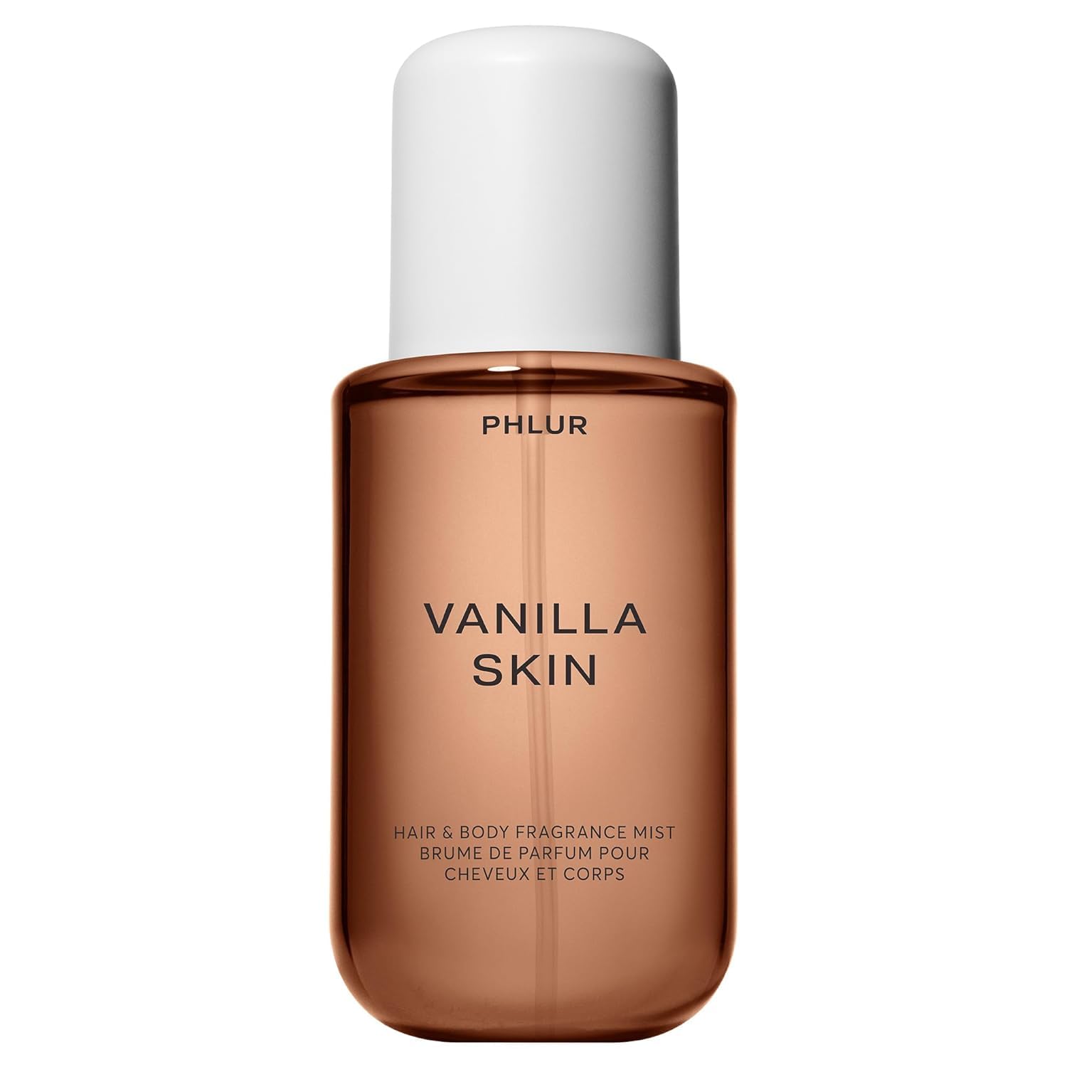 PHLUR Vanilla Skin Body Mist - Unisex Vanilla Fragrance Spray with Pink Pepper, Cashmere Wood & Sandalwood - 8 Fl Oz Hair & Body Perfume for Women & Men | Perfect for Daily Wear, Date Nights & Special Occasions
