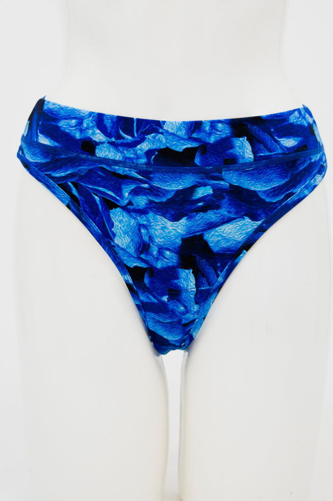 Blue Rose Bamboo Thong - Comfortable & Breathable Women's Underwear for Yoga, Gym & Daily Wear