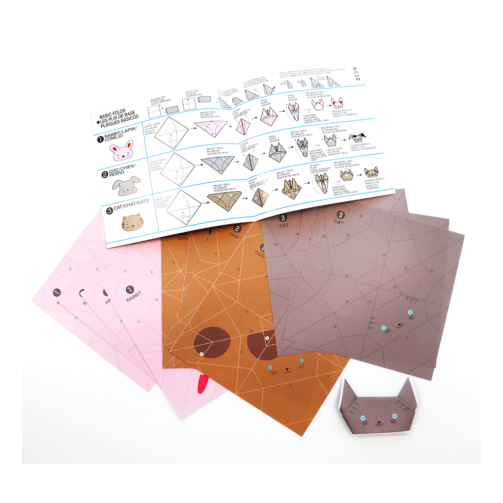 Fold By Number Finger Puppets (4310) - DIY Animal Puppet Craft Kit for Kids, Creative Educational Toy for Storytelling & Playtime