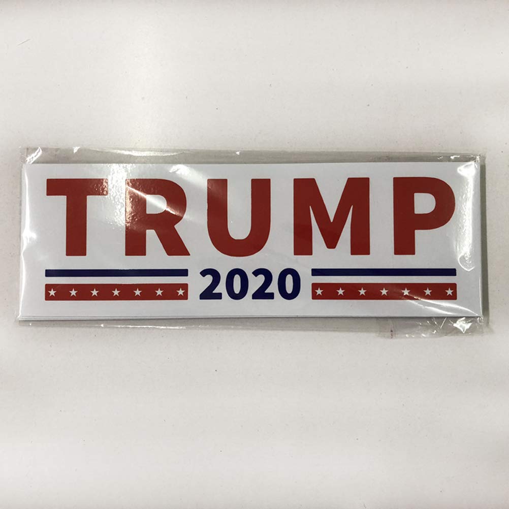 2020 Trump US President Car Stickers - 30-Piece White Decorative Auto Decals for Cars, Trucks & Windows | Political Campaign, Bumper Stickers, Vehicle Personalization