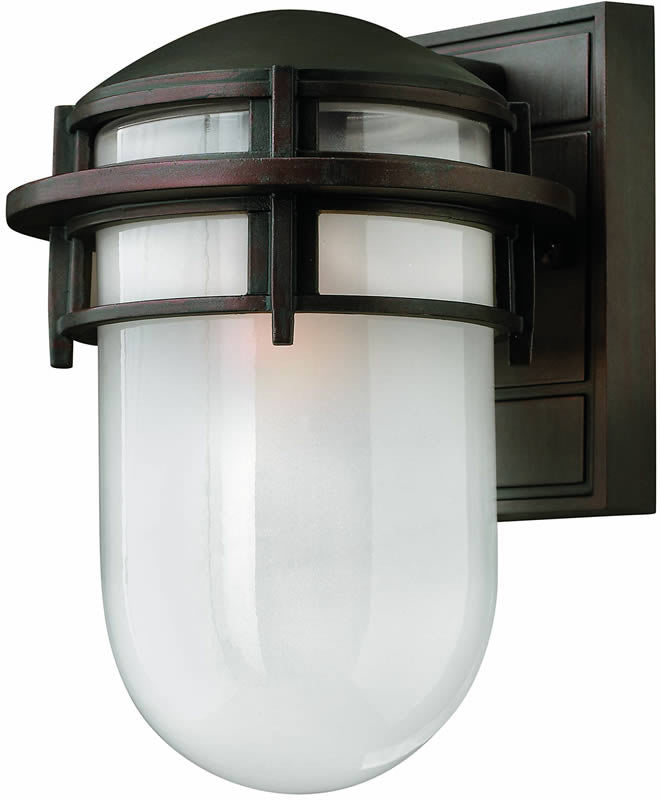 11H Reef 1 Light Outdoor Wall Lantern Victorian Bronze - Elegant Victorian Style Bronze Outdoor Wall Sconce for Porch, Garden & Patio Lighting