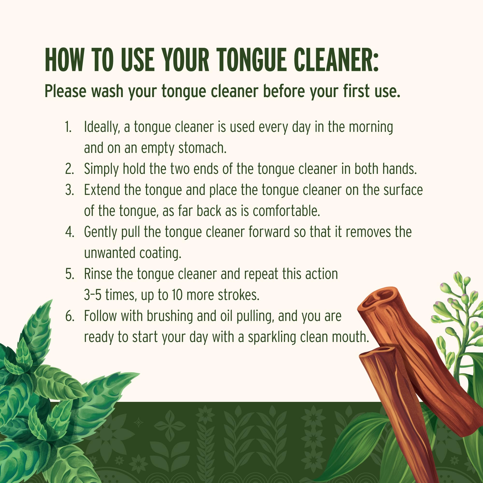 Banyan Botanicals Ayurvedic Tongue Cleaner for Oral Hygiene - Stainless Steel Tongue Scraper for Fresh Breath & Detox - Perfect for Daily Dental Care & Morning Routine