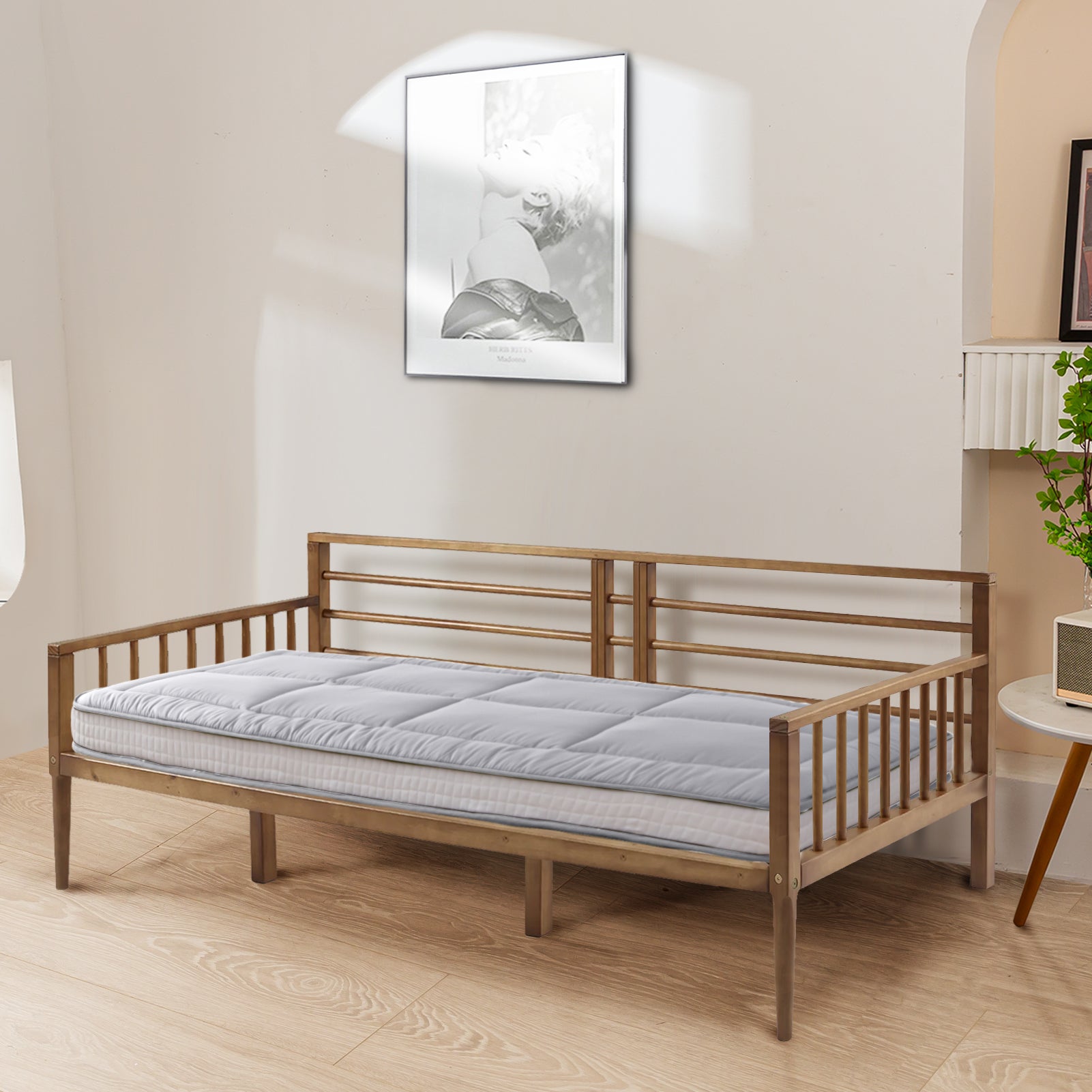 MAXYOYO 32 x 75 Inch Cot Size Futon Mattress - Foldable Floor Mattress, Tatami Mat for Guest Bed, Camping & Home Decor | Comfortable & Space-Saving Sleeping Solution
