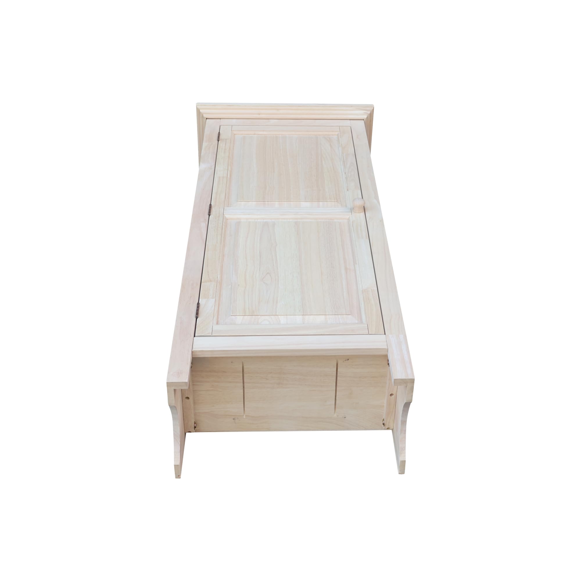 Single Jelly Cabinet - Solid Parawood Kitchen Pantry Storage (22.8
