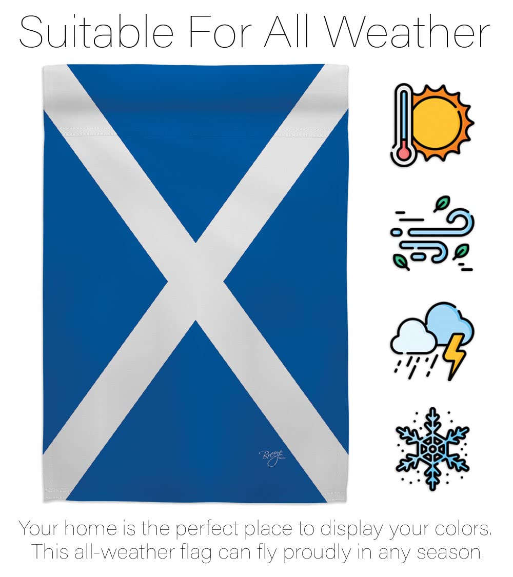St. Andrews Cross House Flag Set 28x40