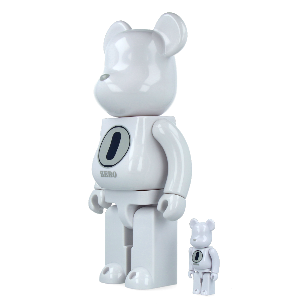 400% + 100% Bearbrick Robert Indiana X Fragment Design White Limited Edition Collectible Art Toy - Perfect for Home Display, Office Decor, and Gift Giving