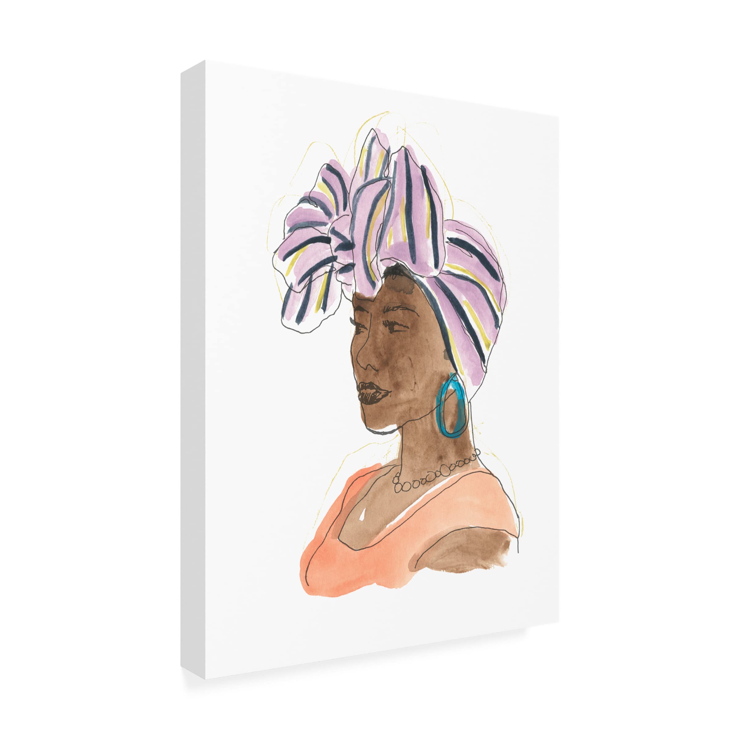 June Erica Vess 'Strong And Beautiful II' Canvas Wall Art Print - Modern Home Decor for Living Room, Bedroom & Office