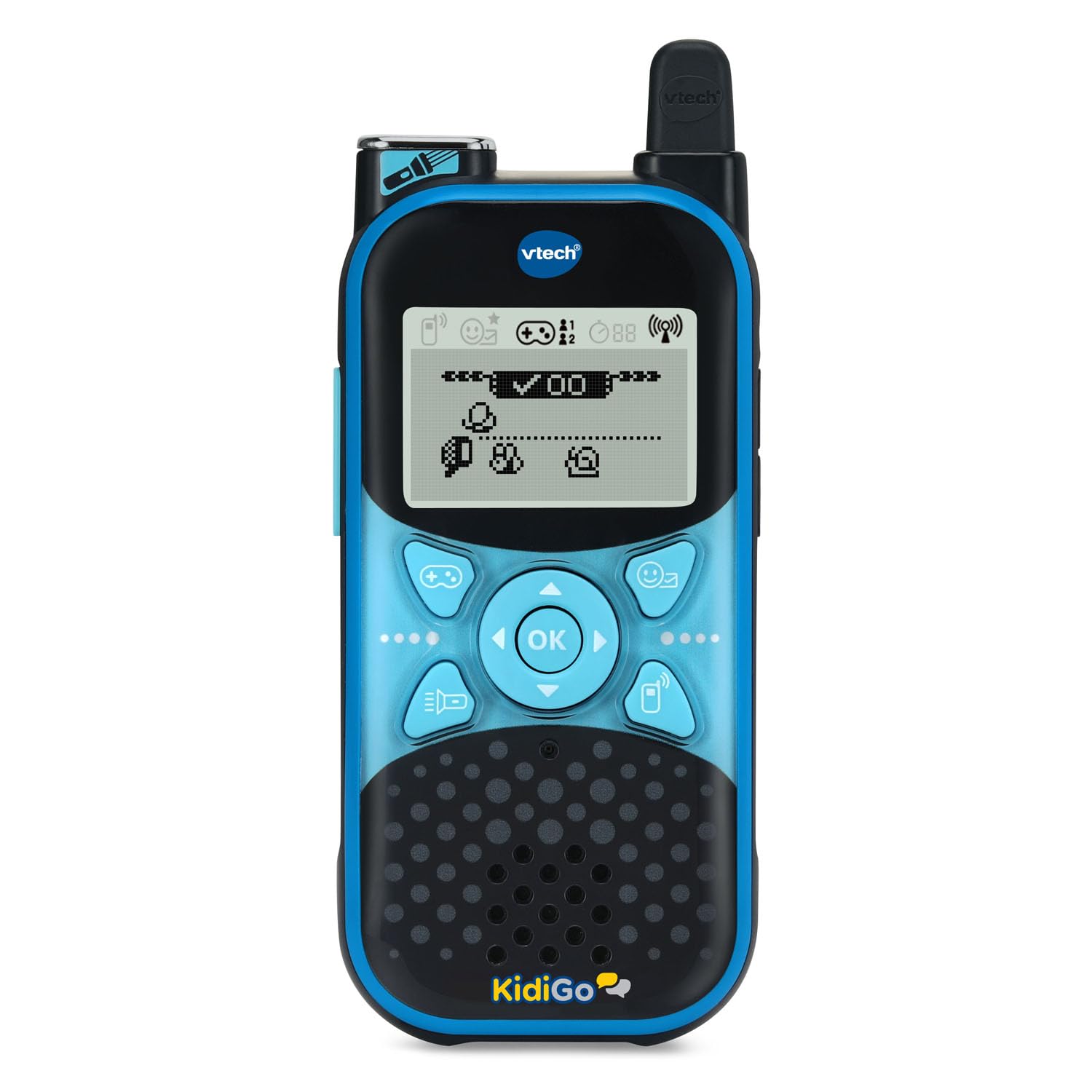 VTech KidiGo Walkie Talkies DX for Kids Ages 4+ | Long Range Children's Walkie Talkie Set with 2 Radios, 3 Channels & Clear Sound | Perfect for Outdoor Adventures, Camping & Backyard Play