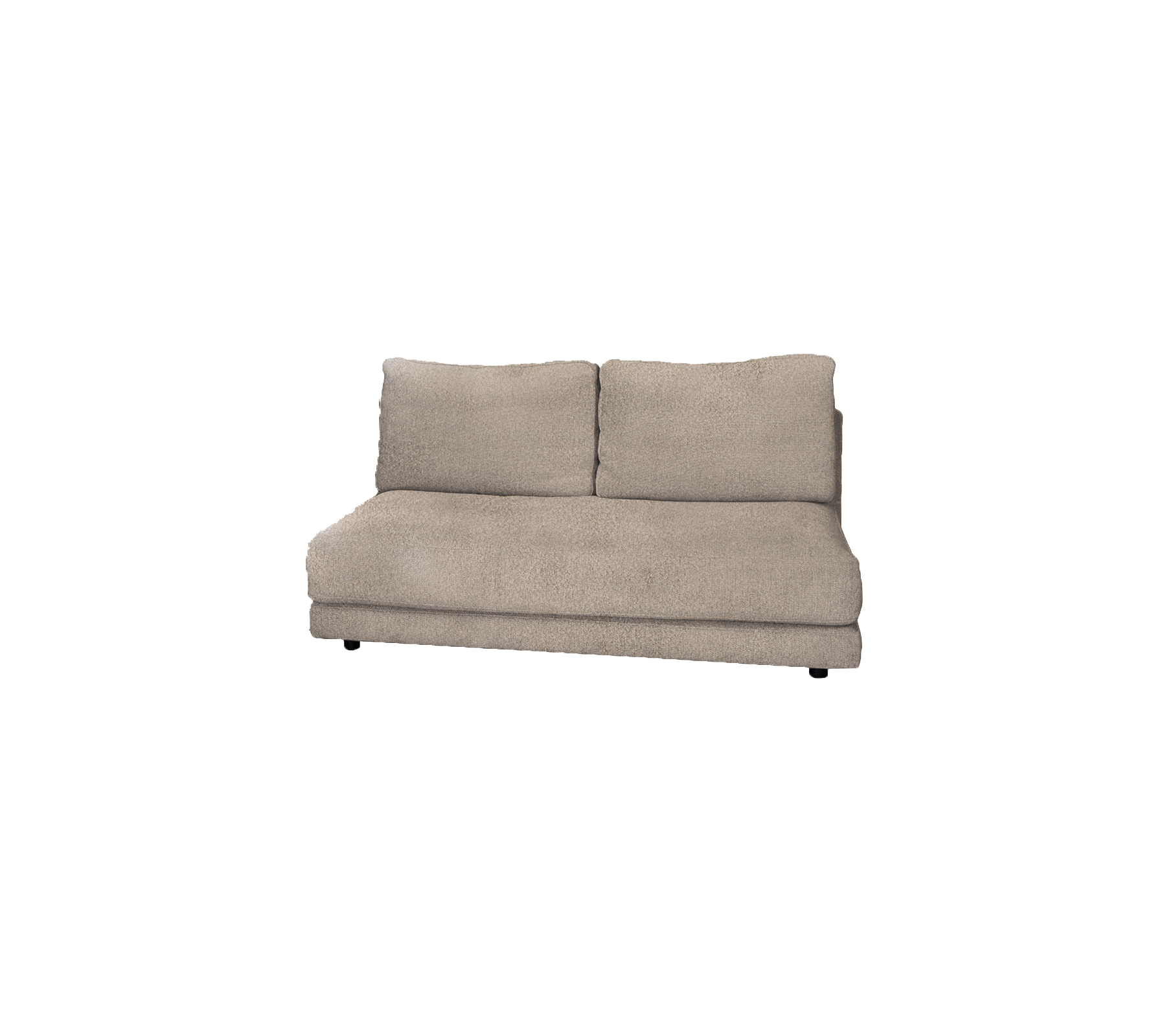 Modular 2-Seater Sofa - Modern & Space-Saving Sectional Couch for Small Living Rooms, Apartments, and Home Offices