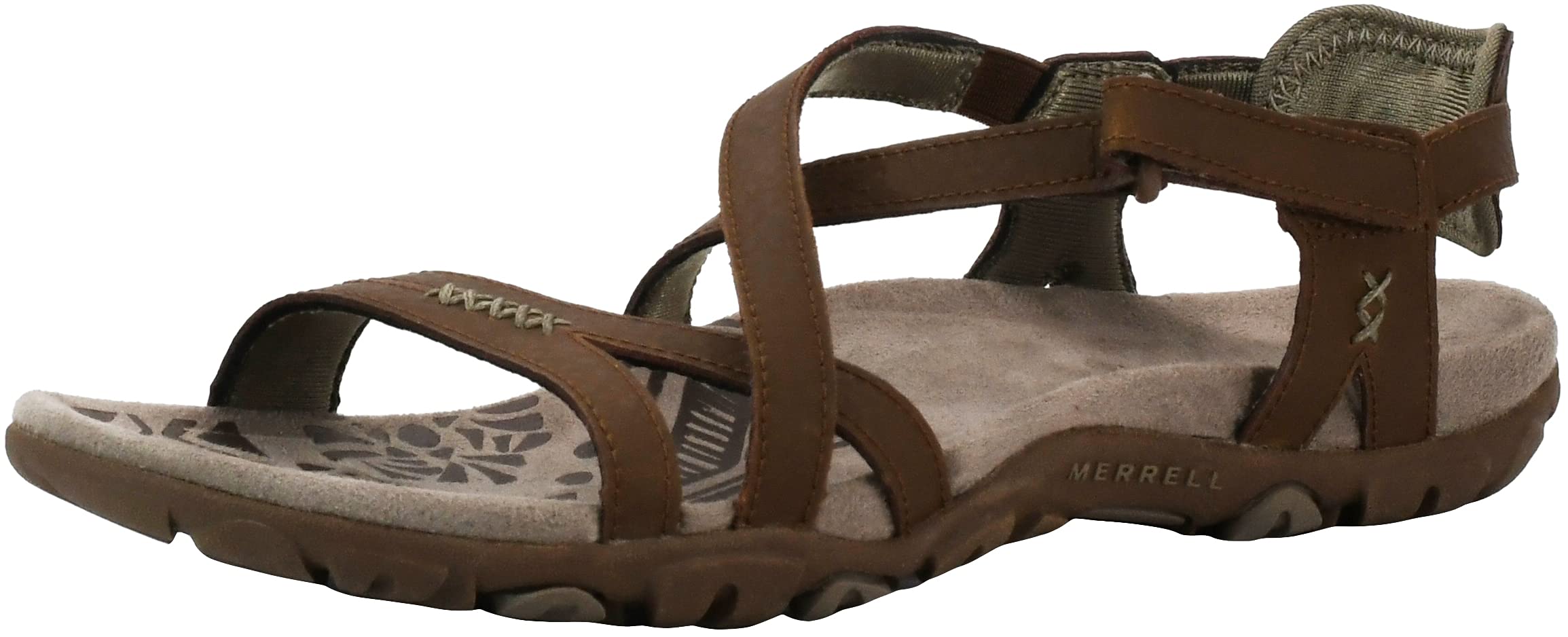 Merrell Women's Sandspur Rose Leather Sandals - Comfortable Hiking & Walking Sandals for Outdoor Adventures, Travel & Casual Wear