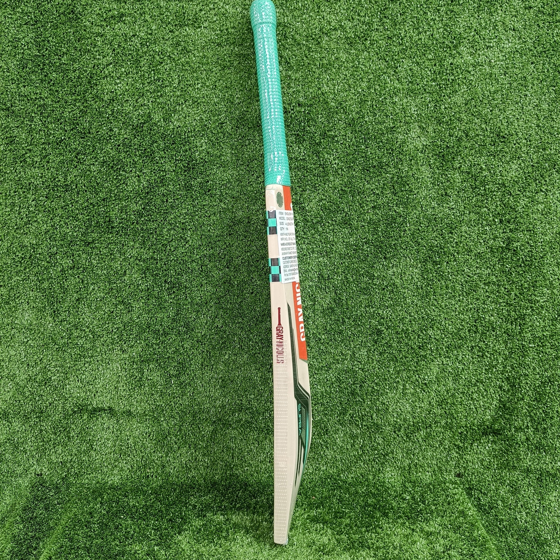 Gray Nicolls 2 Supra Junior/Youth English Willow Cricket Bat - Lightweight & Durable for Junior Cricket Players - Perfect for Practice & Matches