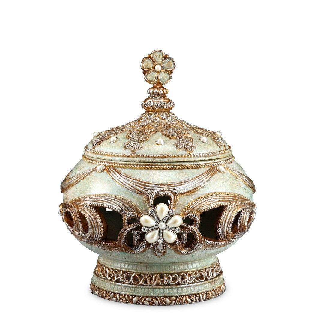11.5 Inch Tall Decorative Jewelry Box with Multiple Designs & Elegant Accents - Perfect for Jewelry Storage, Gift Giving & Home Décor