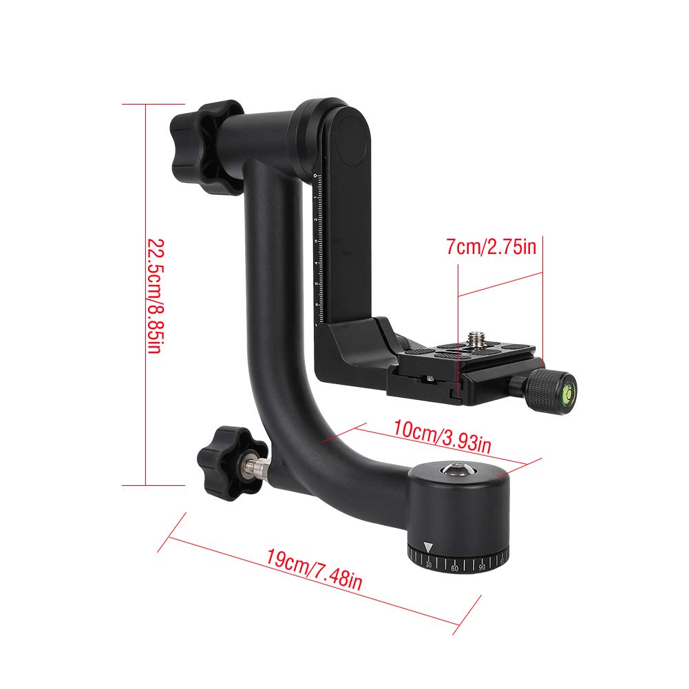 360° Rotating Camera Cantilever Head - Adjustable for Bird Watching, Wildlife Photography & Outdoor Shooting | Durable & Lightweight for DSLR & Mirrorless Cameras | Perfect for Nature Enthusiasts & Professional Photographers