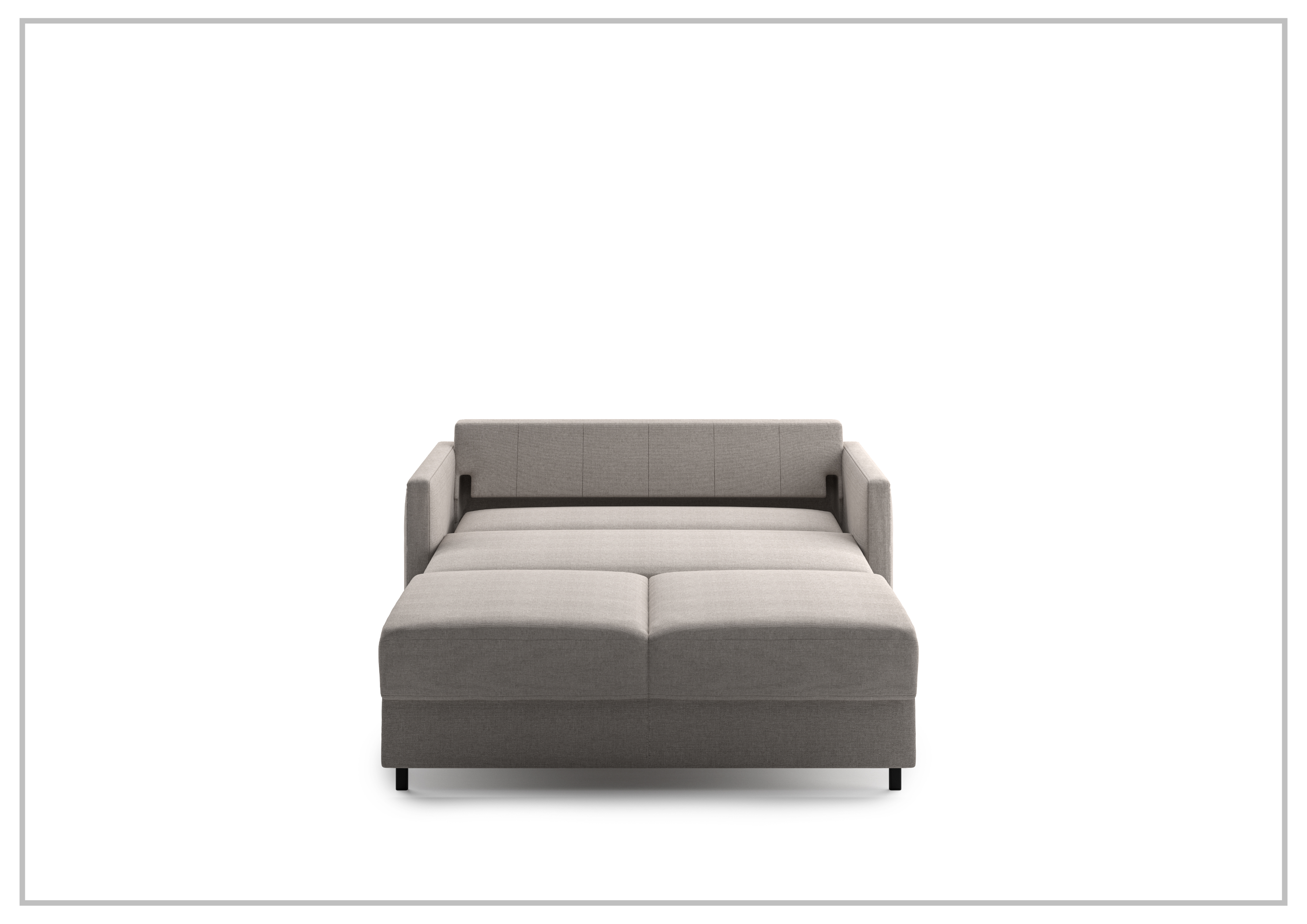 Luonto Polar Full XL Fabric Sofa Sleeper with Level Function - Convertible Sleeper Sofa Bed for Small Spaces, Guest Room & Apartment Living