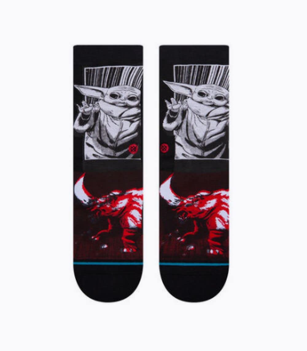 Stance Kids Manga Mudhorn Crew Socks - Anime Inspired Cotton Socks for Boys & Girls - Fun Cartoon Character Socks for School, Sports & Daily Wear