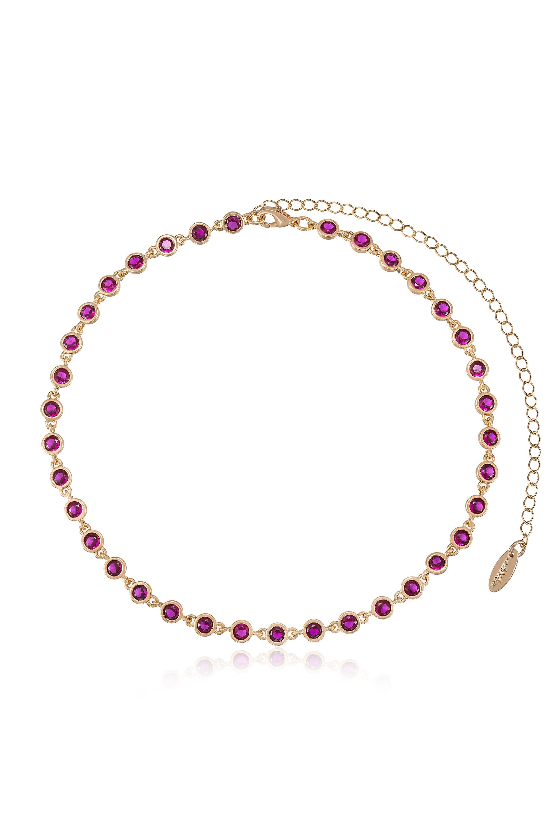 Elegant Crystal Disc & Link Necklace for Women | Trendy Layered Chain Jewelry for Daily Wear & Special Occasions