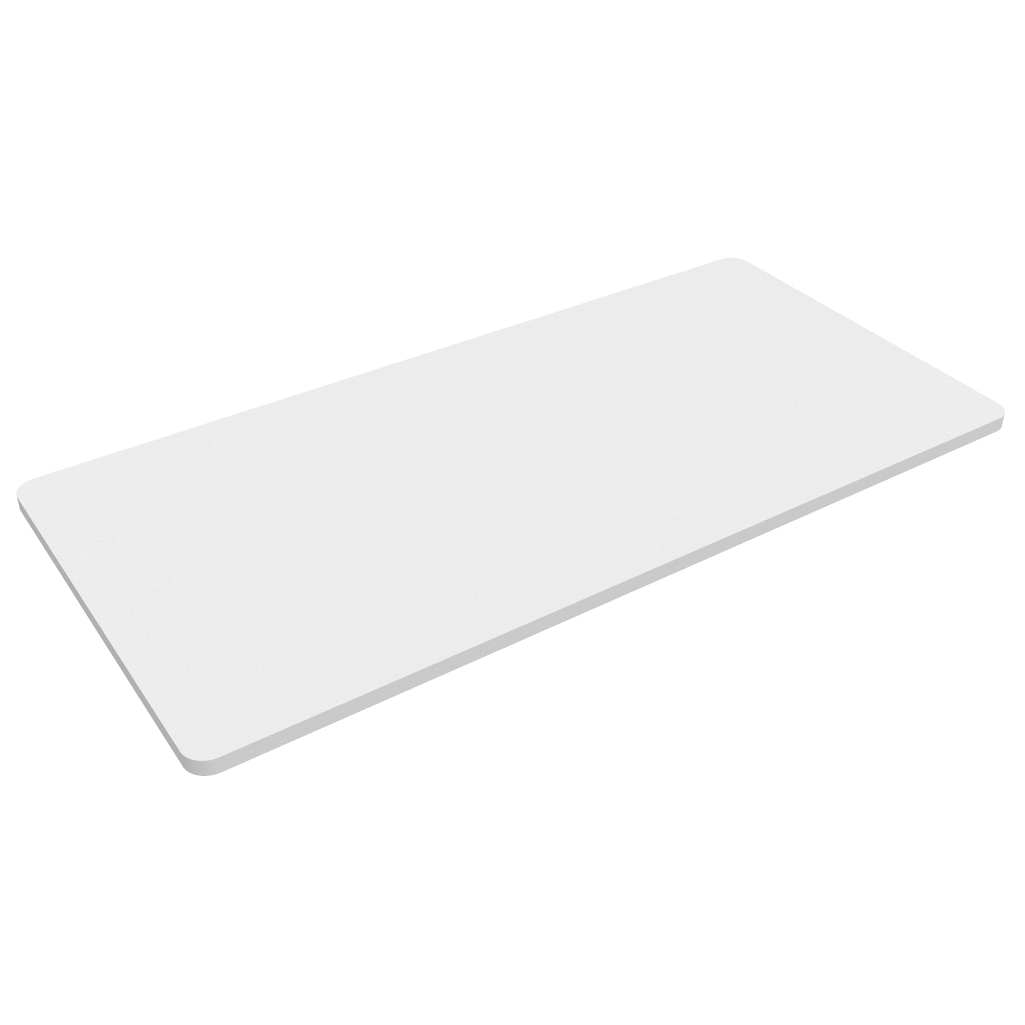 FlexiSpot 48x30 Inches Adjustable Height Desk - 1 Inch Thick White Rectangular Tabletop for Home Office, Gaming & Study - Ergonomic Standing Desk for Workstation Setup