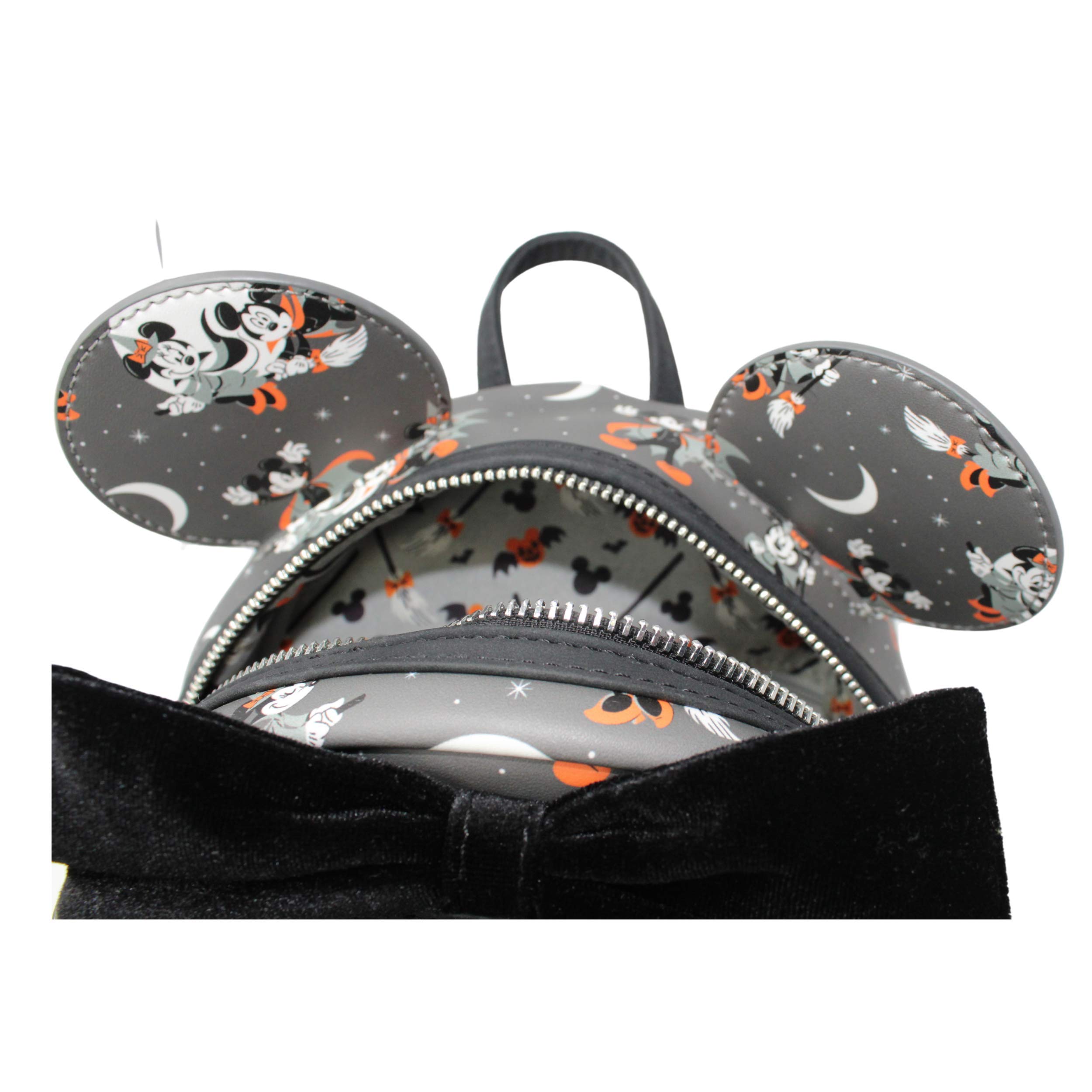 Disney Mickey & Minnie Mouse Halloween Crossbody Bag for Women - Cute Loungefly Shoulder Purse with Double Straps, Perfect for Costume Parties & Trick-or-Treating