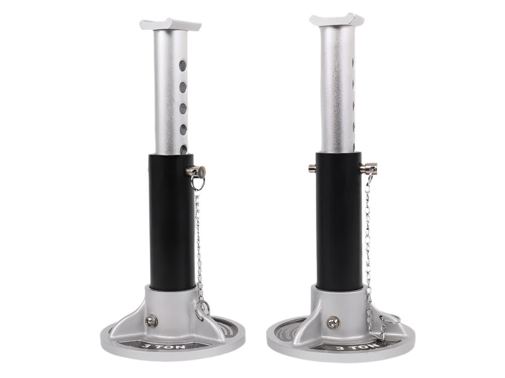 3 Ton Aluminum Racing Axle Stands (Pair) - Heavy Duty Car Lift Supports for Vehicle Maintenance & Racing Pit Stops