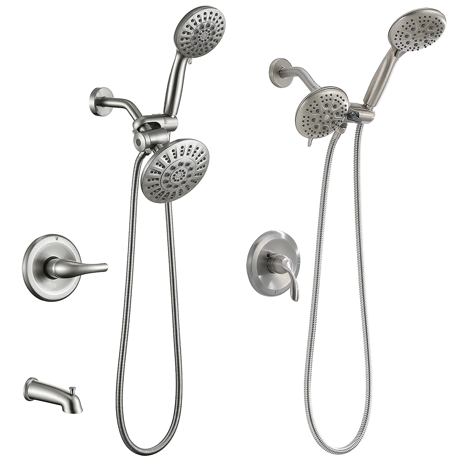HOMELODY 2-in-1 Shower and Bathtub Faucet Set with 35-Setting 5