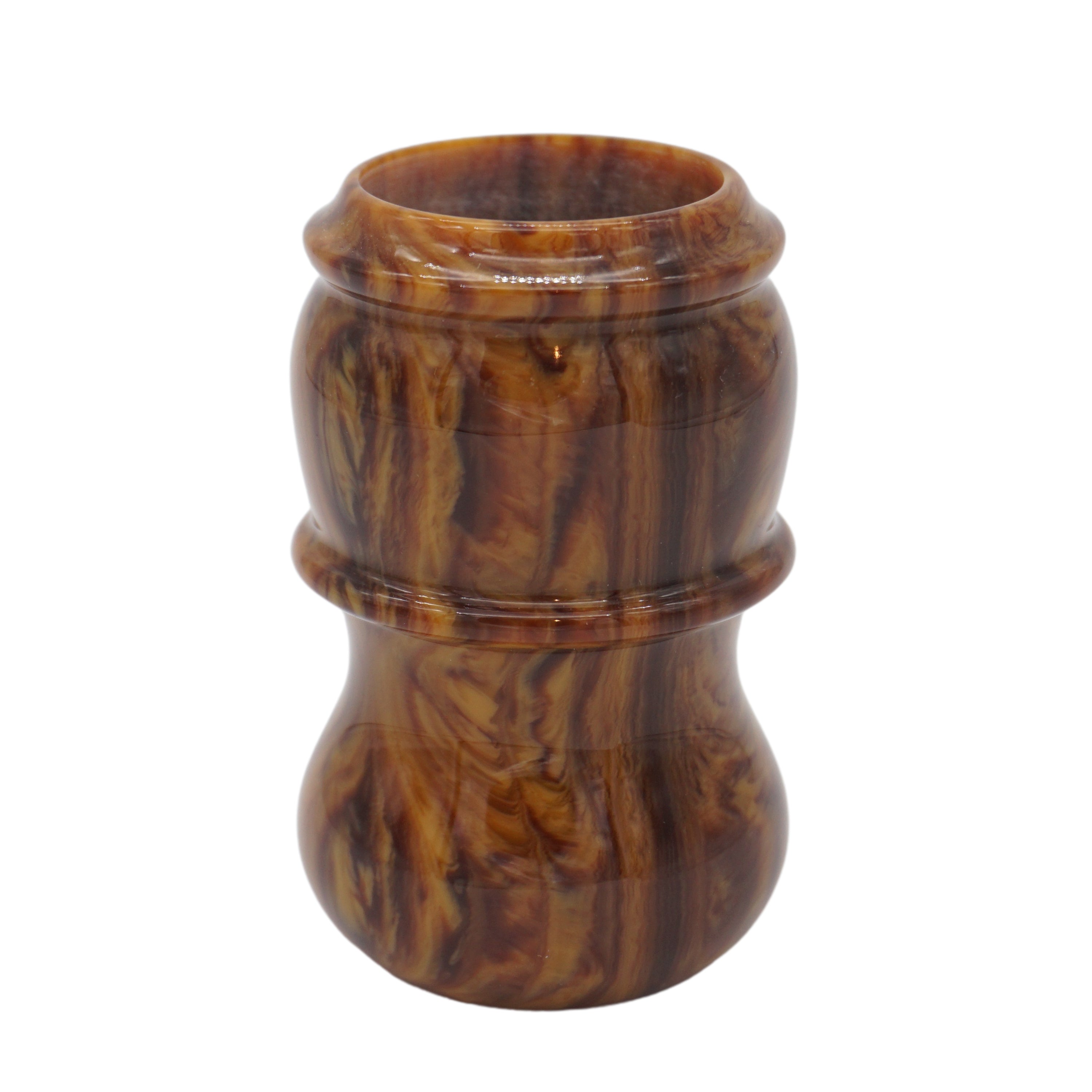 Premium Briar Wood Handcrafted Shaving Brush Handle - Fits 24mm & 26mm Knots - Perfect for Wet Shaving & Grooming Gifts for Men