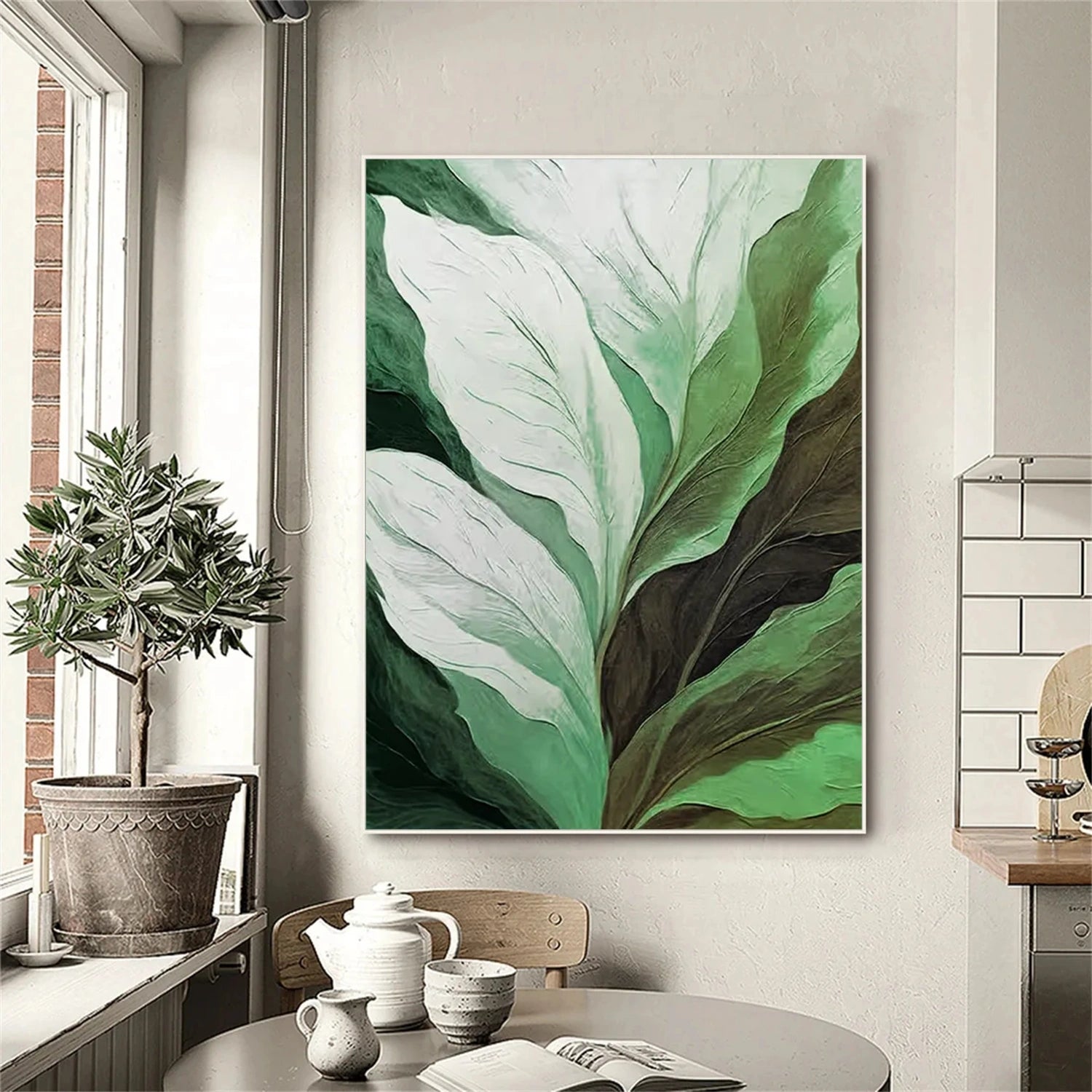Abstract Canvas Art - Flower and Tree Design #FT215 | Modern Wall Decor for Living Room, Bedroom & Office