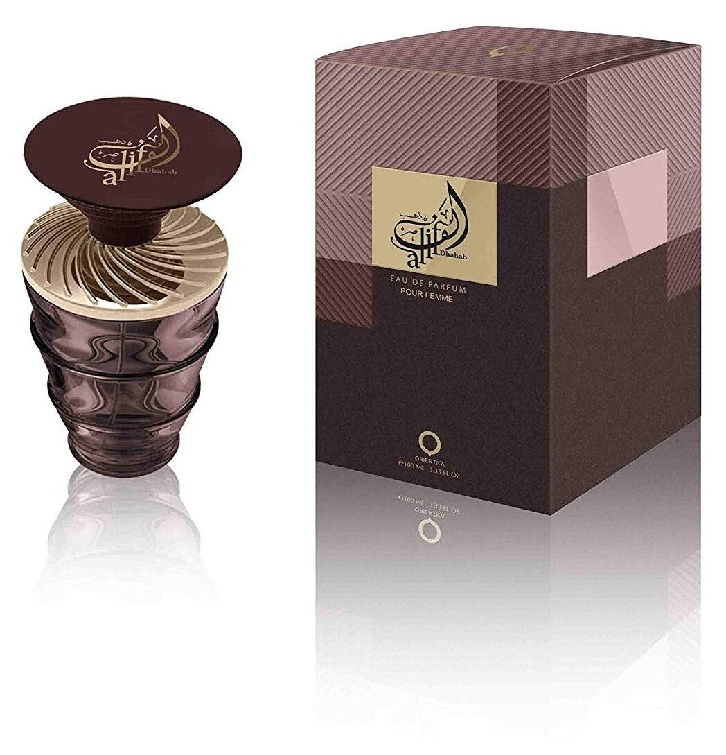 Alif Dhahab EDP Perfume for Women - Long Lasting Luxury Fragrance for Everyday Wear & Special Occasions