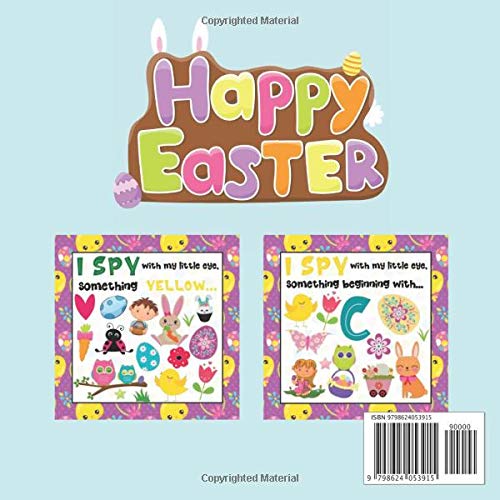 Let's Play I Spy Easter Book - Fun Guessing Game & Interactive Picture Book for Toddlers Ages 2-5 | Easter Activity Book for Preschool Learning & Holiday Family Fun