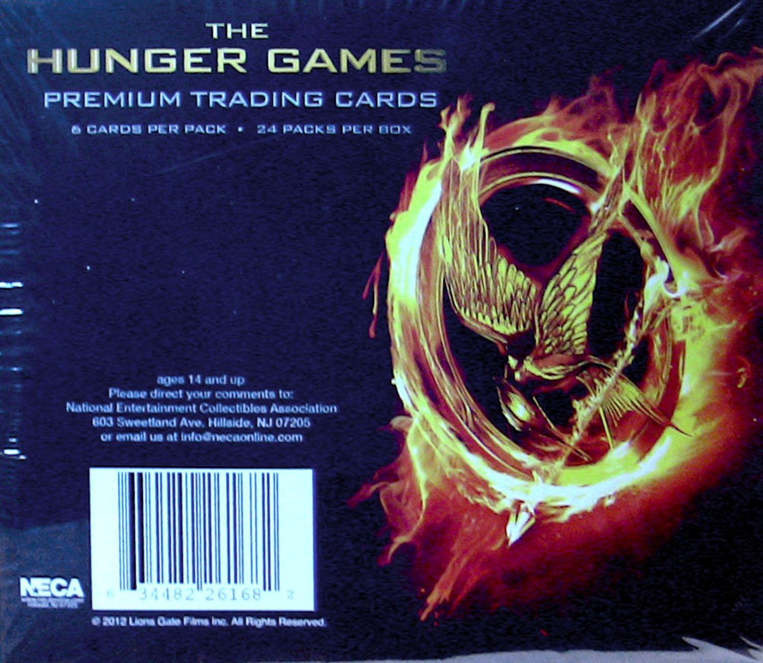 Neca The Hunger Games Trading Cards Box - 24 Packs Collectible Card Game for Fans - Perfect for Gifts, Collecting, and Movie-Themed Game Nights