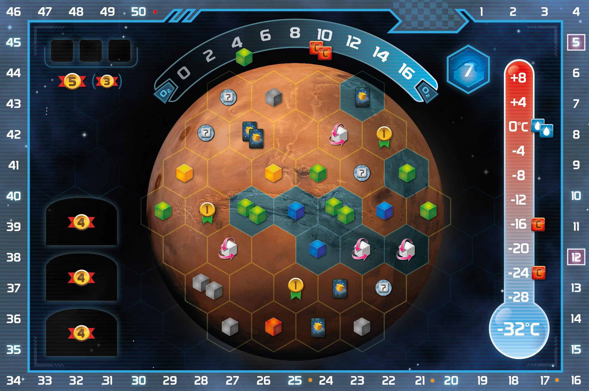 Terraforming Mars Dice Game - 1-4 Players, Ages 14+ for Family Game Night