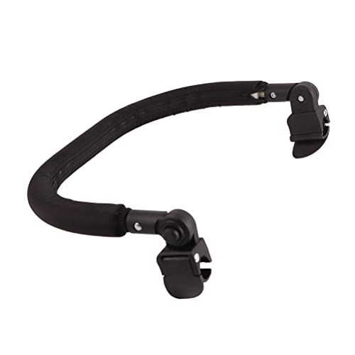 Universal Baby Stroller Armrest & Comfortable Bumper Bar - Easy Installation, Foldable Design - Compatible with Yozeno Strollers (Black) - Perfect for Walks, Shopping & Travel with Your Baby