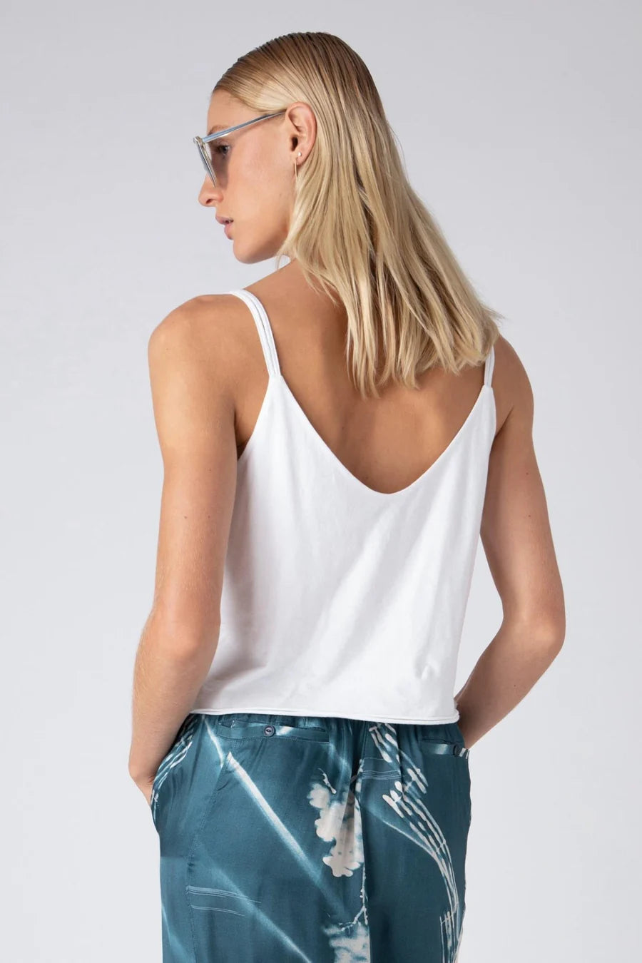 Double Layer Tank Top for Women - Soft Breathable White Camisole | Perfect for Layering, Summer Outfits & Casual Wear