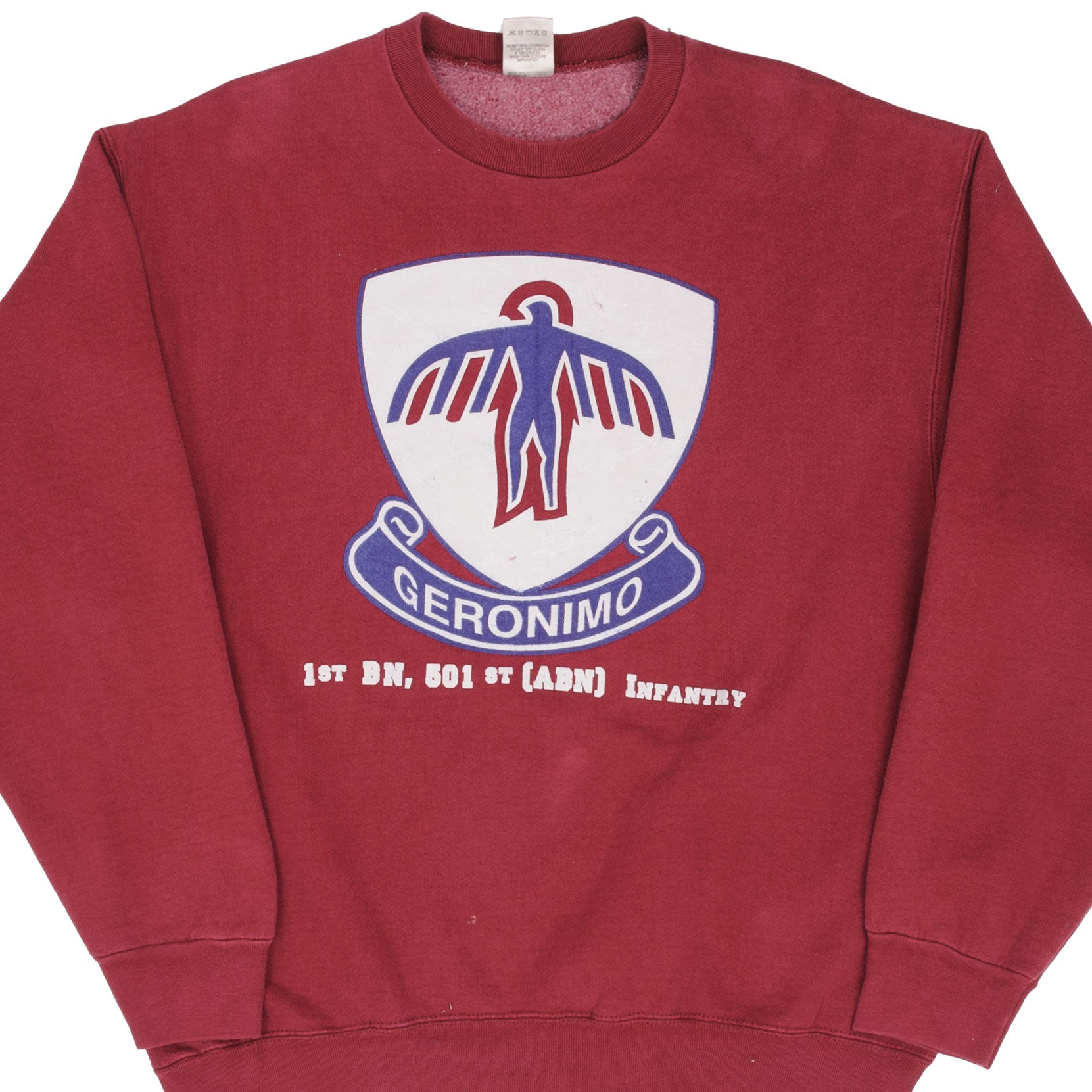 Vintage US Army Arctic Paratrooper Sweatshirt 501st - Large Size, Made in USA, 1990s Military Collectible - Perfect for Outdoor Adventures, Reenactments & Vintage Fashion
