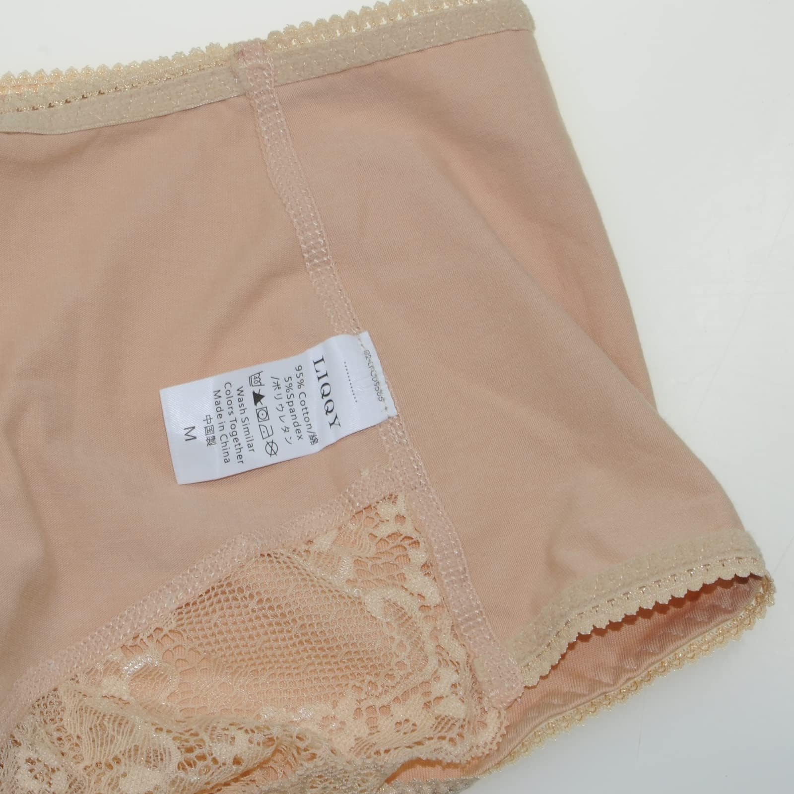 Women's High Waisted Cotton Lace Underwear - Comfortable Full Coverage Briefs No Roll Panties Multipack (3/5 Pack) for Daily Wear, Sleep & Special Occasions