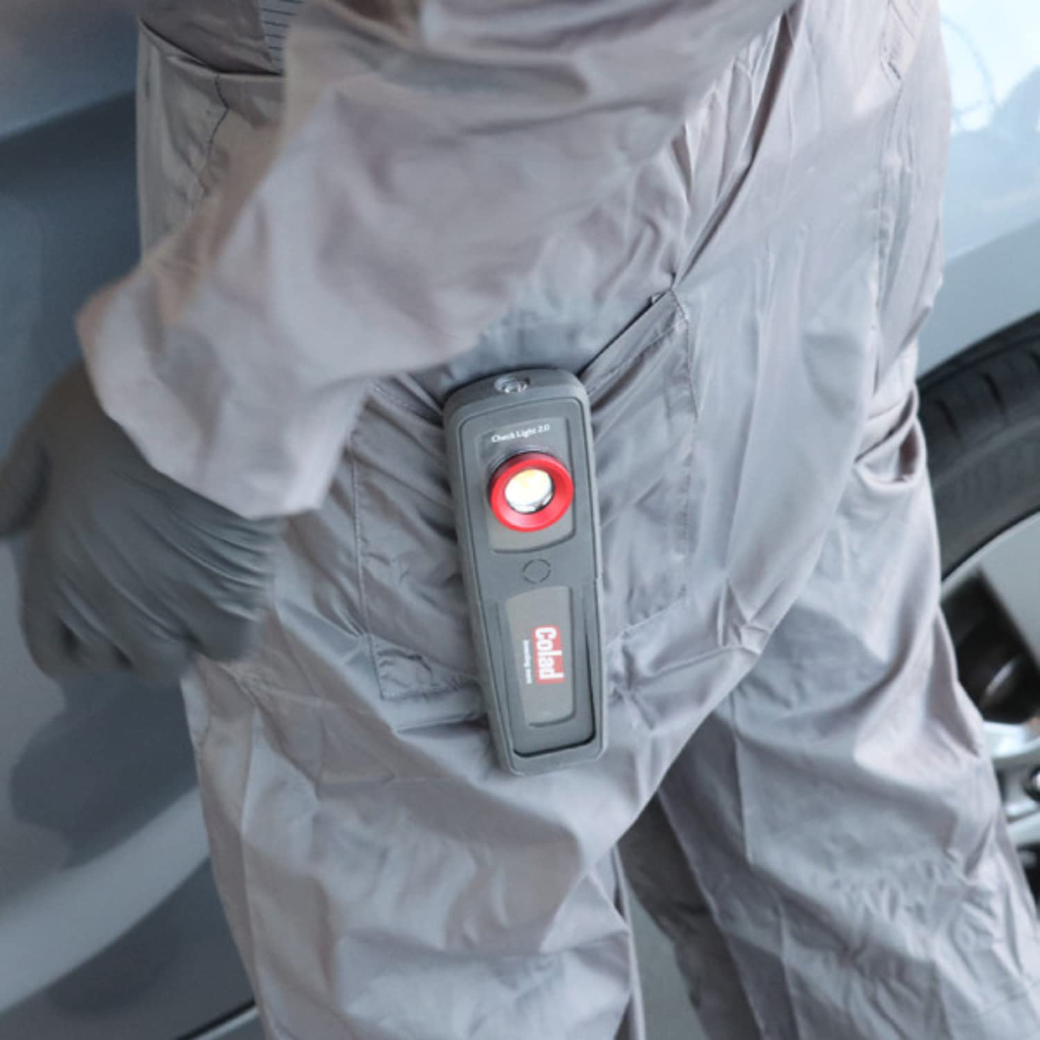 Colad BodyGuard Reusable Anti-Static Heat Resistant Automotive Paint Spray Suit - Lightweight Protective Coverall for Auto Body Shops, DIY Car Painting & Industrial Work Safety