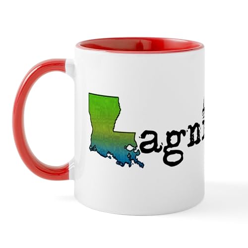 White/Red Inside - Louisiana Lagniappe Mug