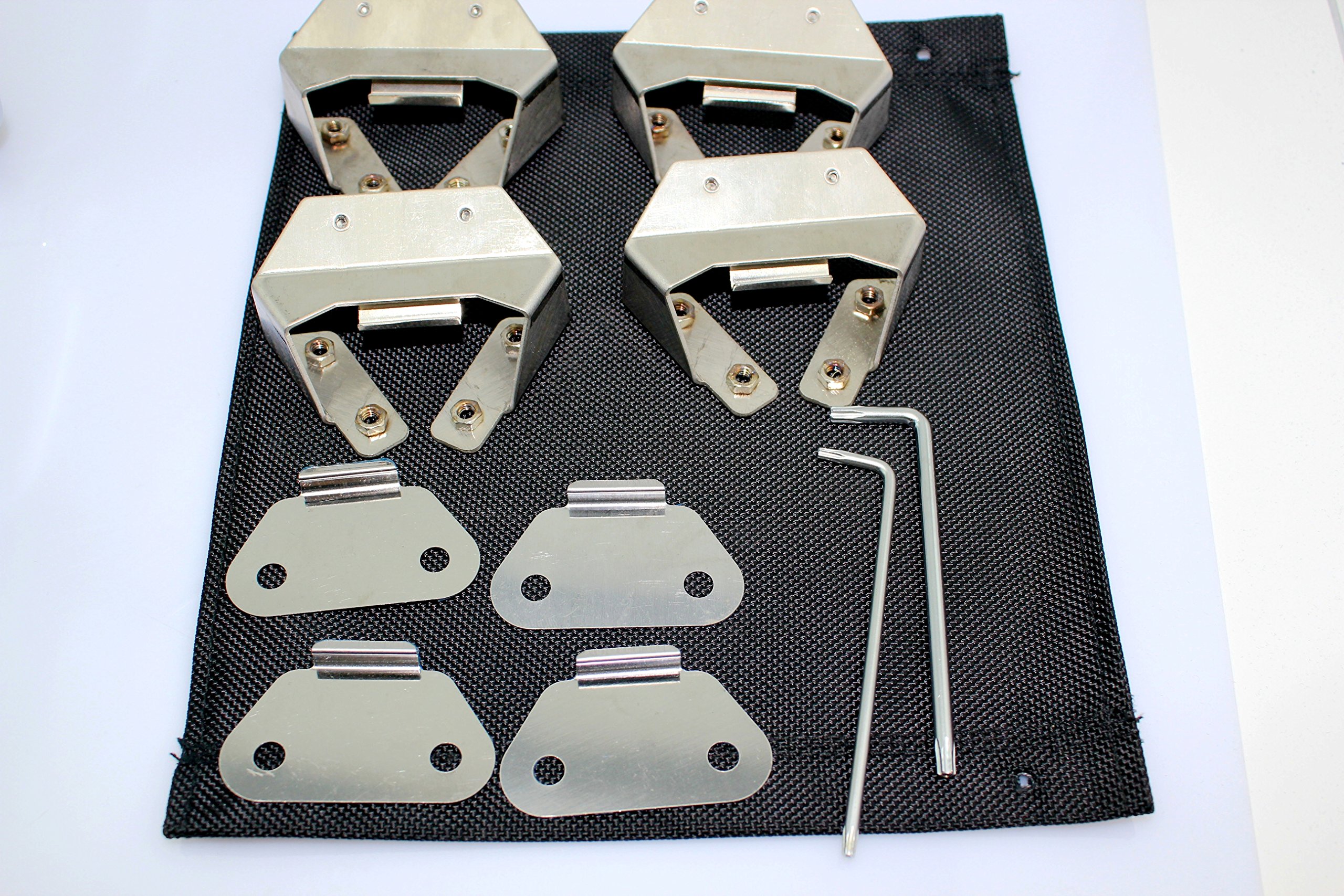 Harley Davidson Touring Models Hard Saddlebag Latch Hinges Kit - Durable Motorcycle Luggage Hardware for Hunter Bike Accessories | Perfect for Long-Distance Riding & Road Trips