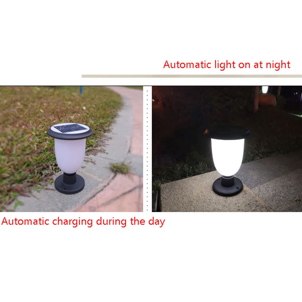 Solar Pathway Lights - IP44 Waterproof Outdoor Post Lights for Garden, Lawn, Courtyard & Villa | Durable Solar Lantern Fixtures for Walkways, Driveways & Landscape Lighting