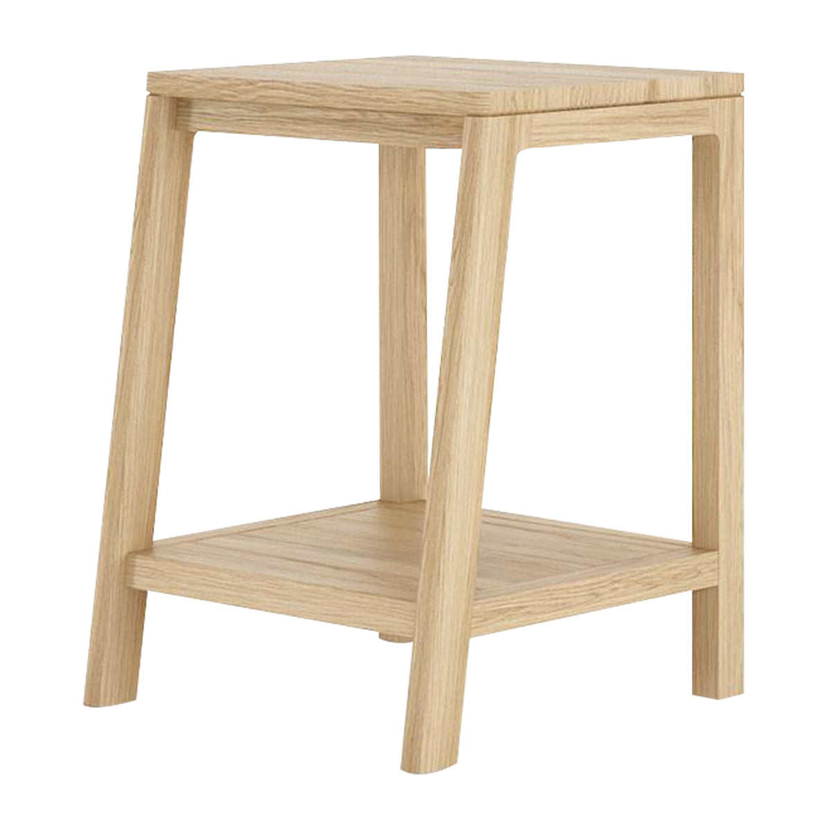 Circa Side Table - Modern End Table with Wooden Top & Metal Base for Living Room, Bedroom, or Office - Stylish & Functional Small Table for Home Decor