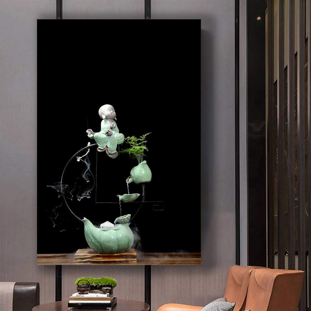 Wall26 Zen Theme Canvas Wall Art - 24x36 Inches Giclee Painting for Bedroom, Living Room, House Decoration, Home Art - Perfect for Meditation Spaces and Modern Interiors