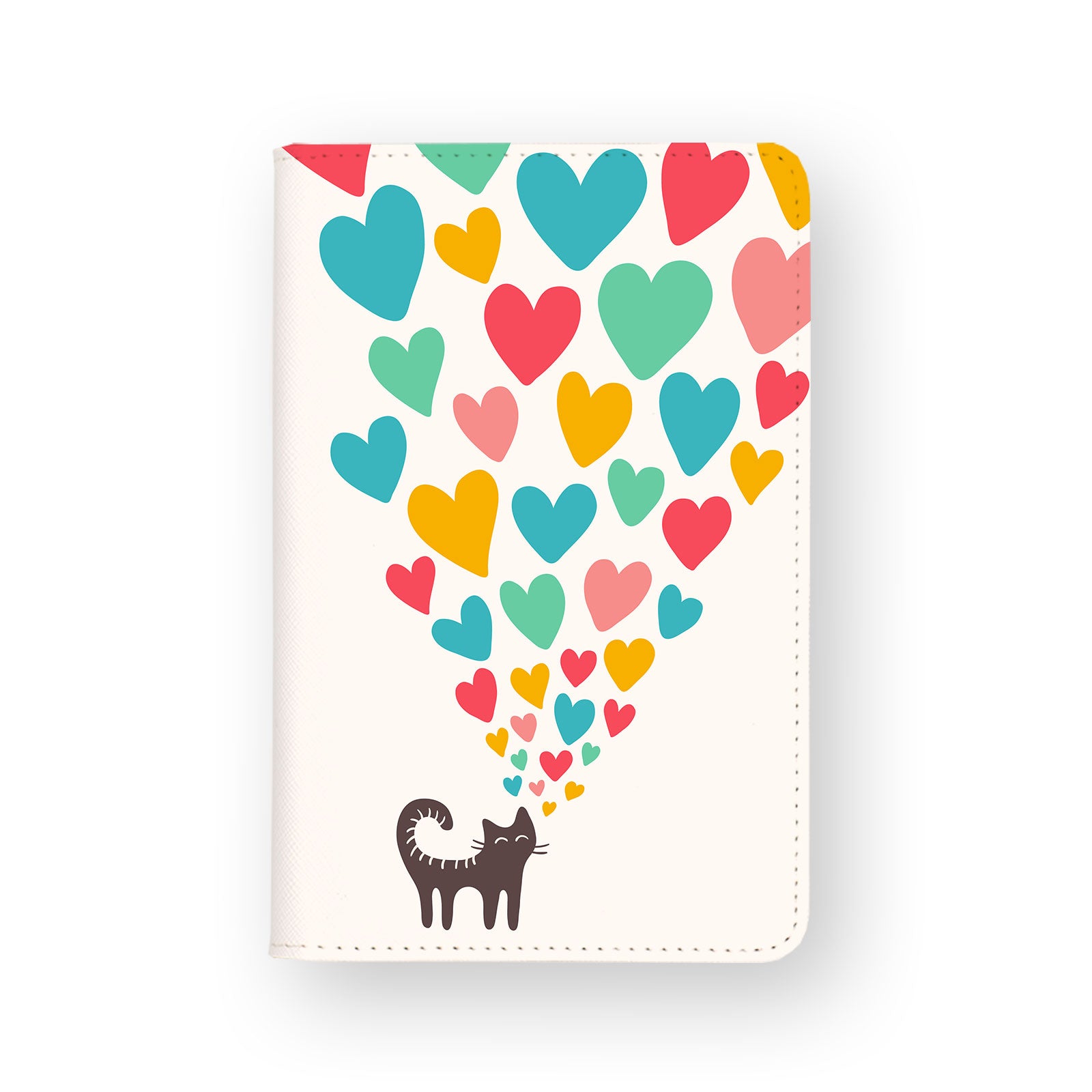 Cat Kitty Travel Wallet - RFID Blocking Passport Holder for Women & Men - Perfect for Airplane, Cruise, and International Travel Accessories