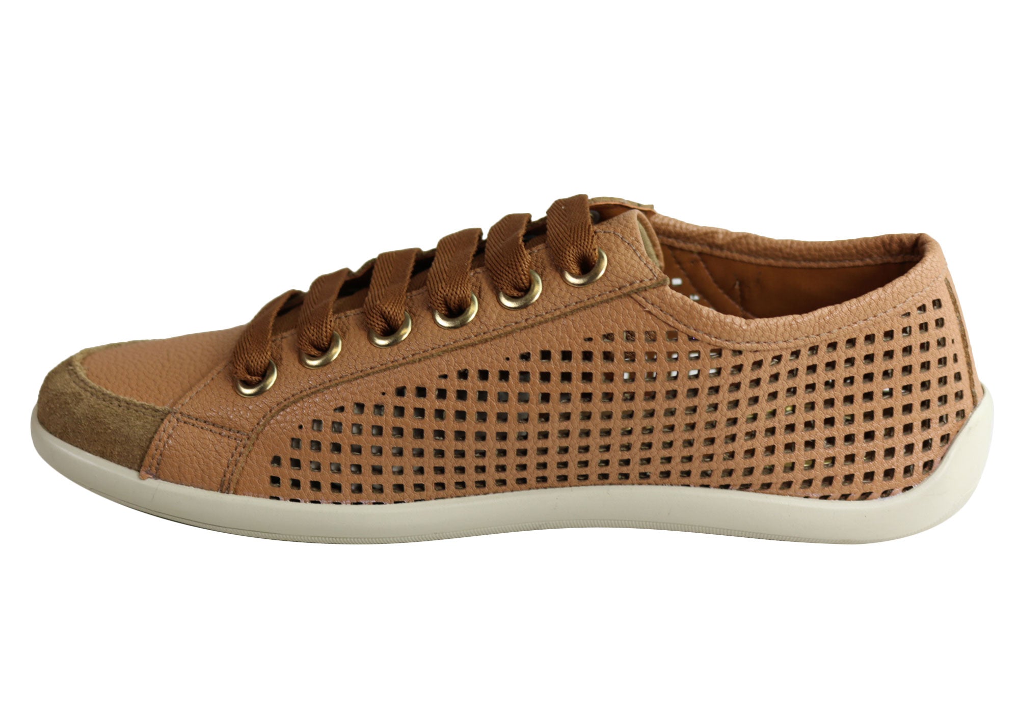Orcade Jemma Women's Comfortable Lace-Up Casual Shoes - Breathable Walking Shoes Made in Brazil - Perfect for Work, Travel & Everyday Wear