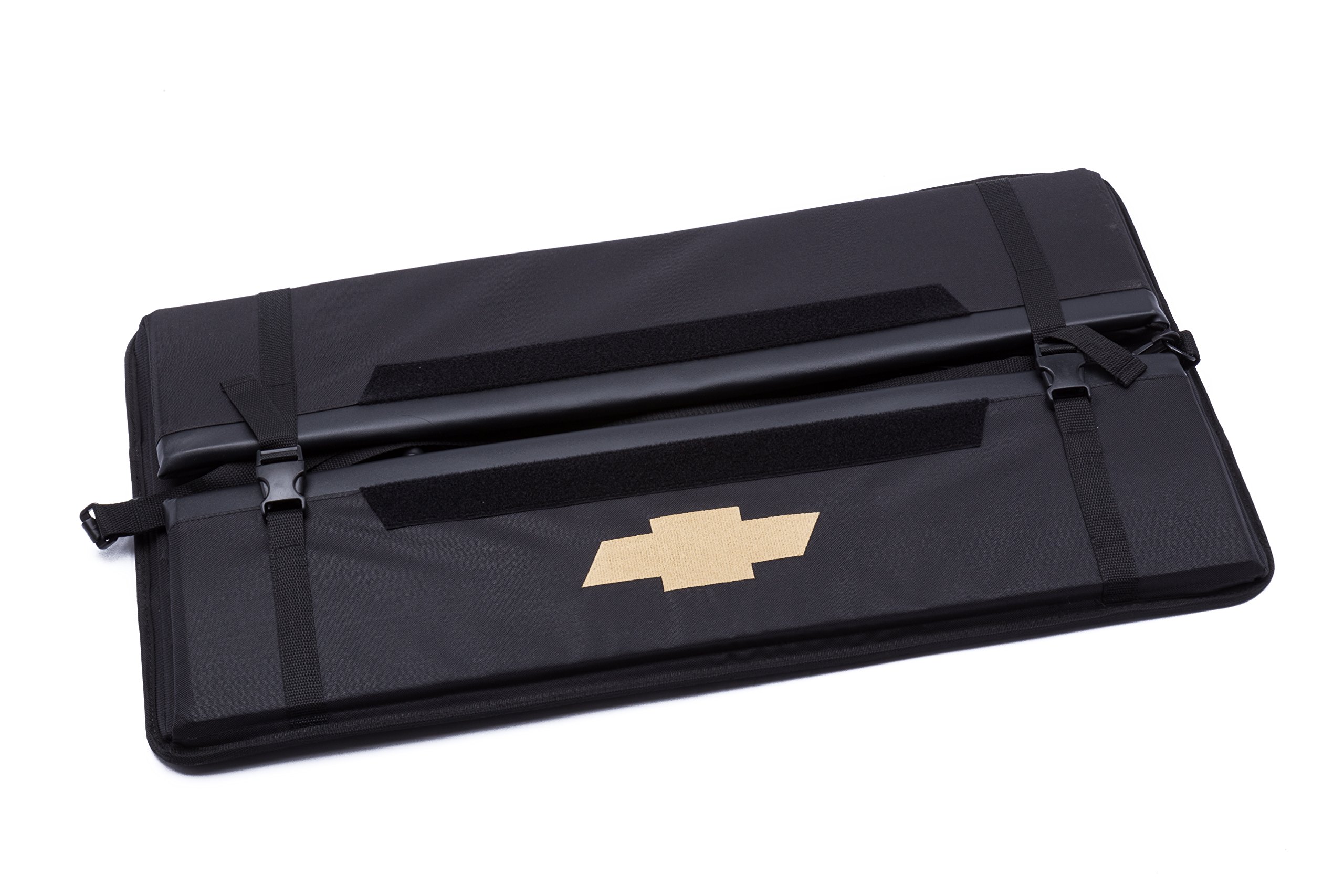 GM Accessories 19202575 Black Collapsible Cargo Organizer with Bowtie Logo - Perfect for Car Trunk, SUV Storage & Travel Organization