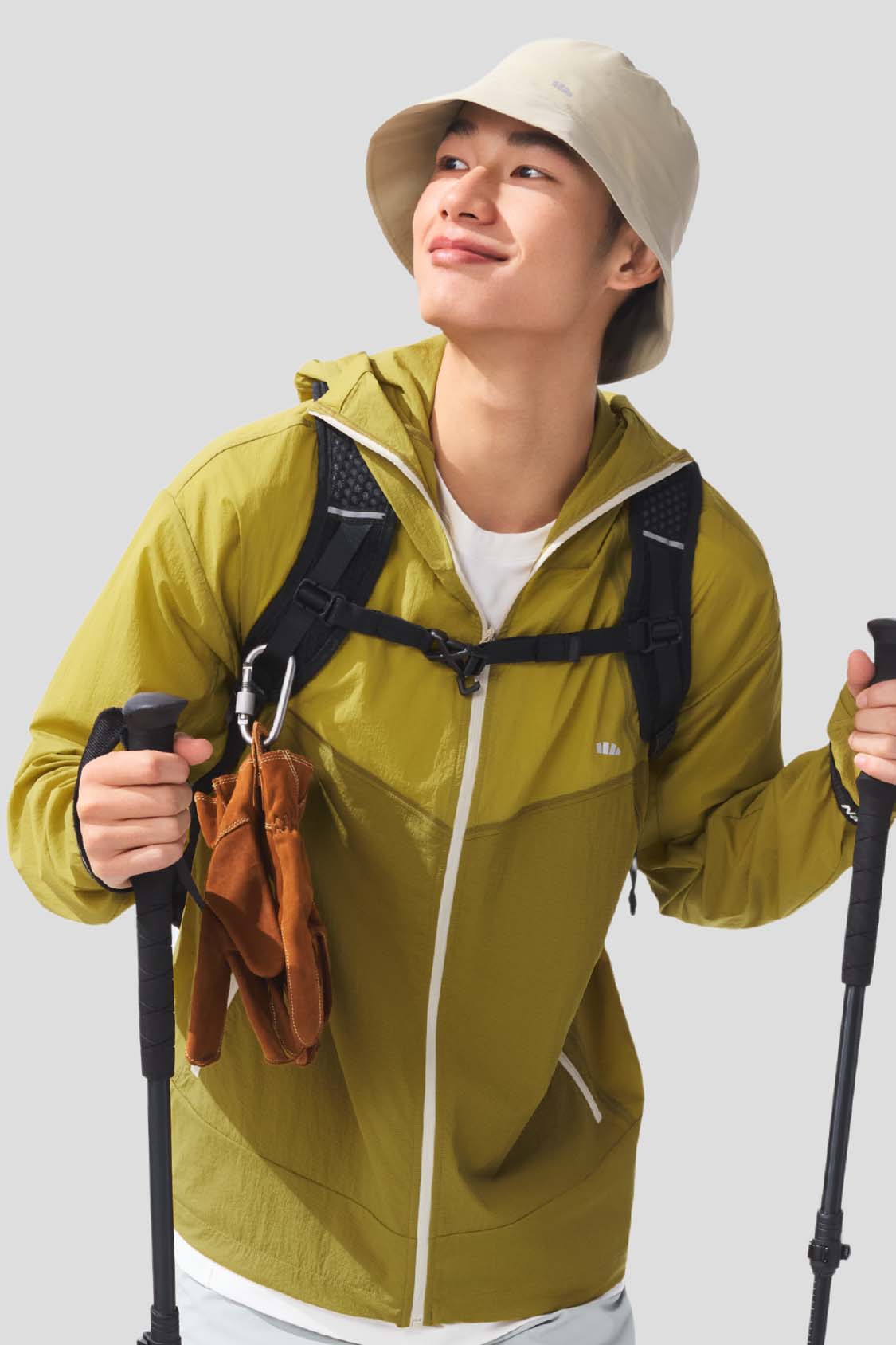 Pioneer Men's Lightweight Windproof Sun Jacket UPF50+ - Perfect for Hiking, Running & Outdoor Activities