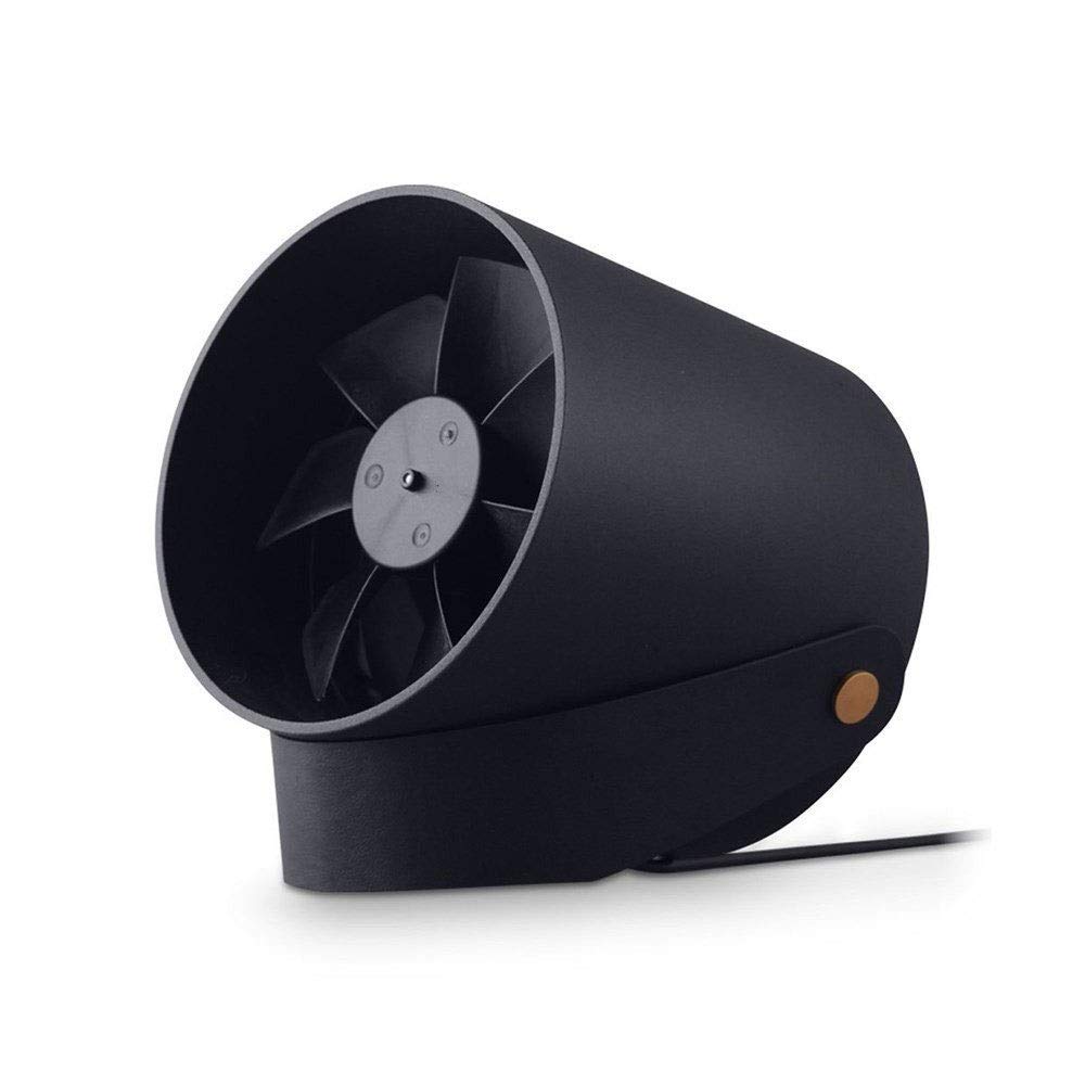 TONGSH Small Personal USB Fan - Twin Turbo Blades, Touch Control Metal Frame Portable Mini Desk Fan with 2 Speed Settings, Ultra Quiet Cyclone Air Circulation Technology - Perfect for Home Office, Bedroom, Dorm Room, Outdoor Camping & Travel