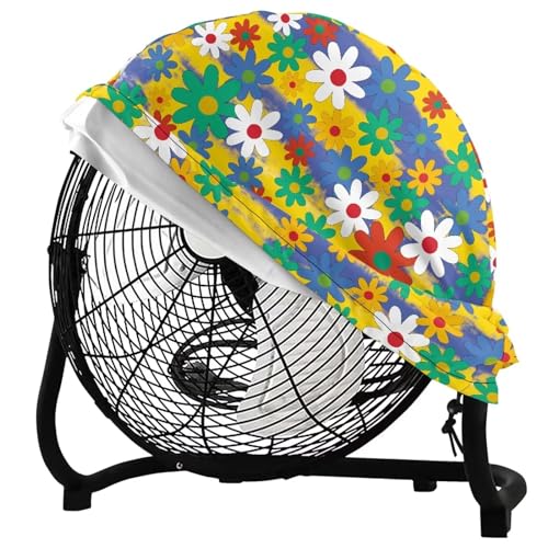 Stripes and Colorful Flower