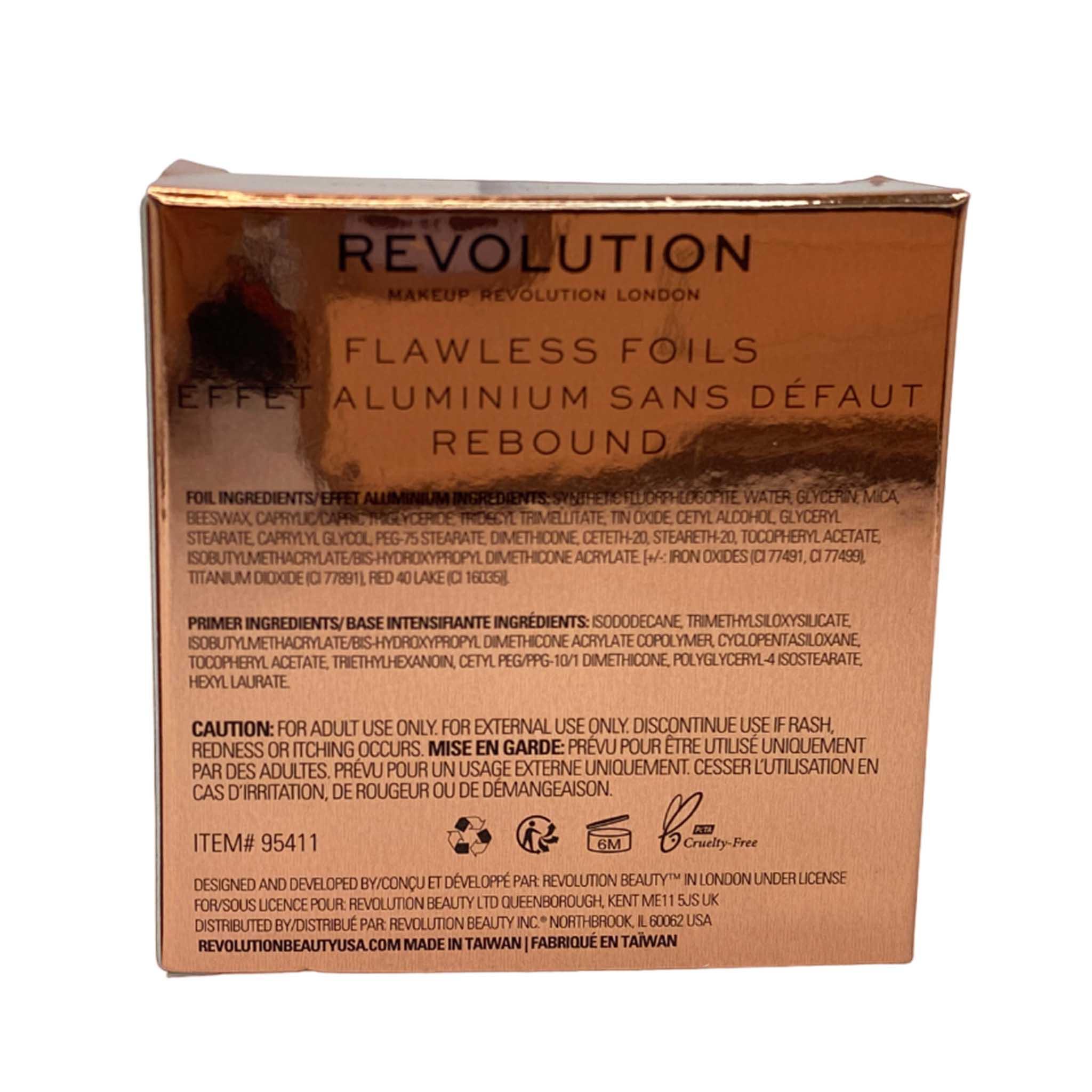 Revolution Flawless Foils Rebound - 72 Pcs Box of Professional Nail Art Foils for Salon & Home Manicure | Perfect for DIY Nail Designs, Special Occasions & Gift Giving