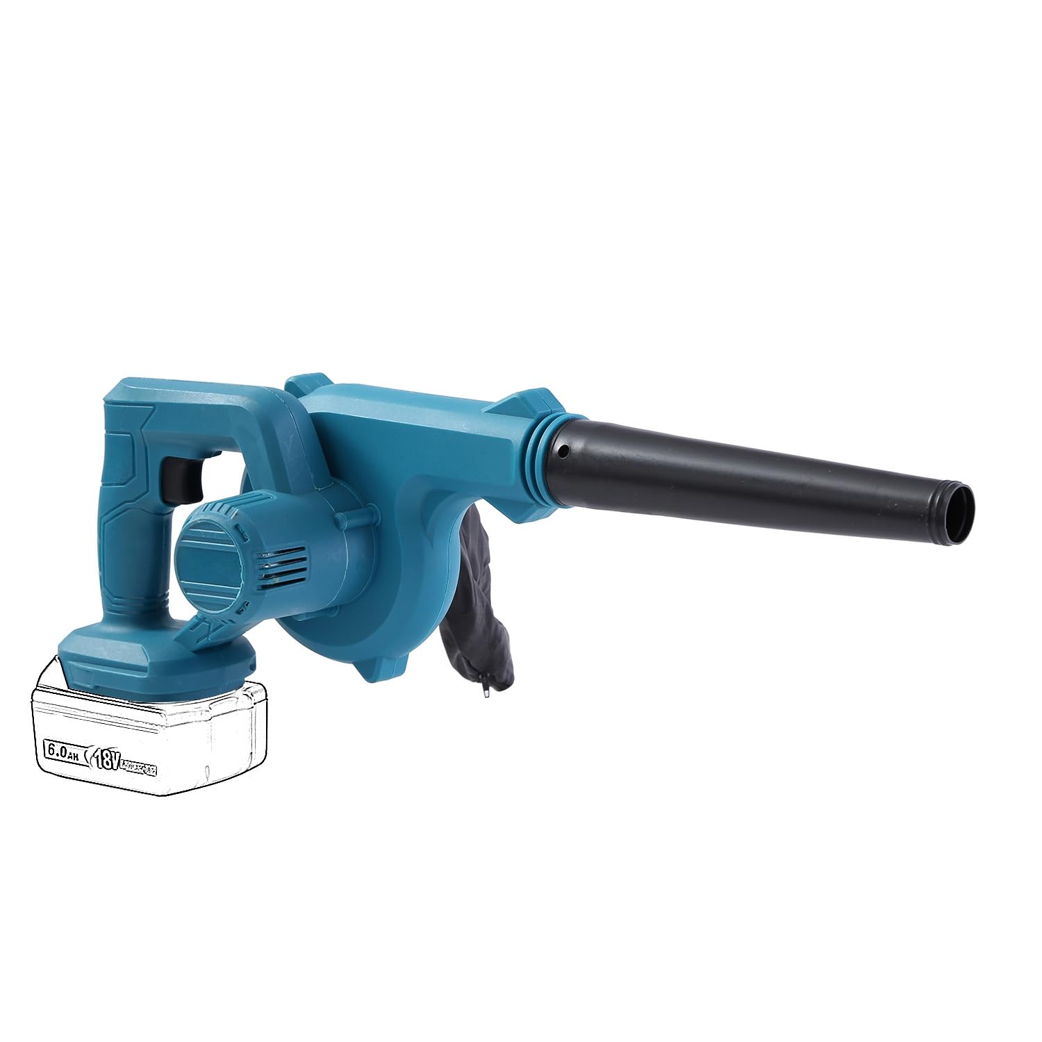 KATSU FIT-Bat 21V Cordless Leaf Blower - Portable Electric Leaf Blower, Battery Not Included (Tool Only) - Ideal for Yard Cleaning, Garden Maintenance, and Outdoor Debris Removal