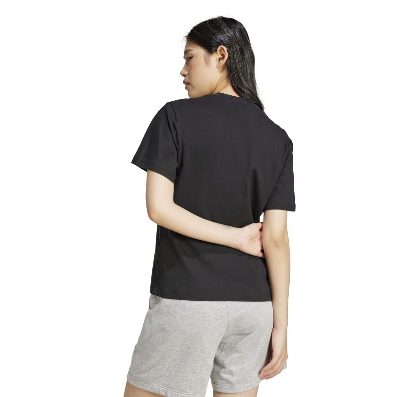 Adidas Women's Essentials Small Logo T-Shirt - Comfortable Casual Tee for Workout, Gym & Everyday Wear
